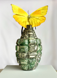 Grenade Sculpture with Phoebis Philea - 'ON ONE'