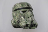 Edition #02 SOLD - DISPLAY ONLY Stormtrooper Helmet Collaged in Dollar Bills